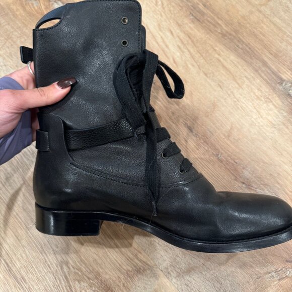 Chloe Combat Boots - Picture 7 of 9